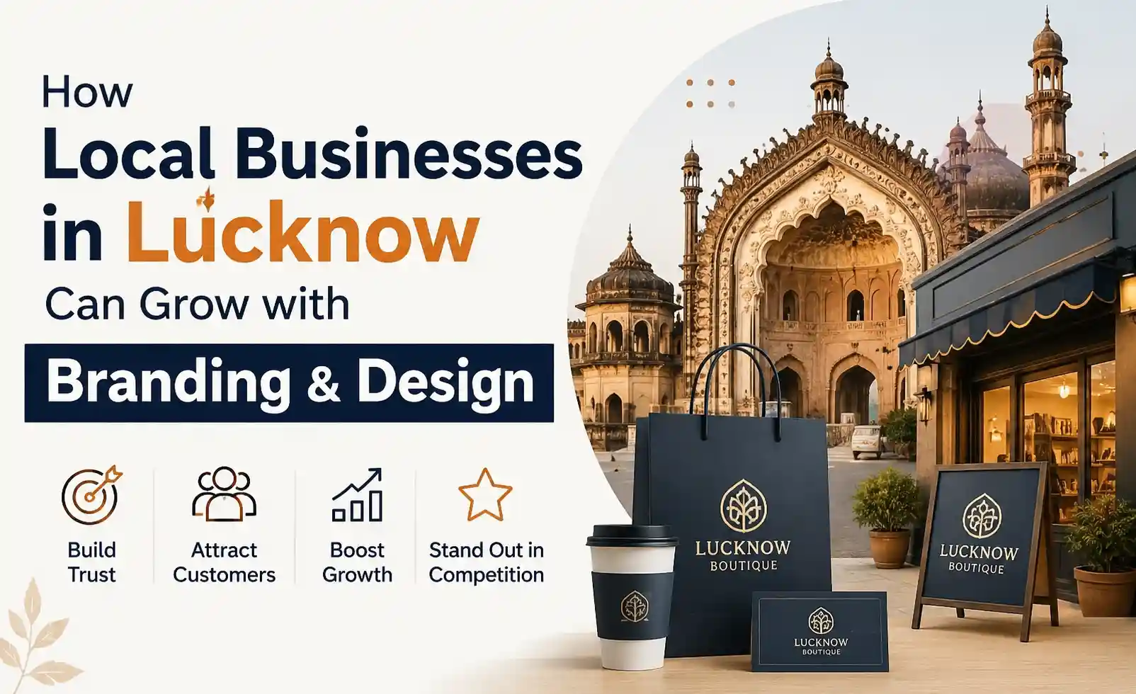 How Local Businesses in Lucknow Can Grow with Branding & Design